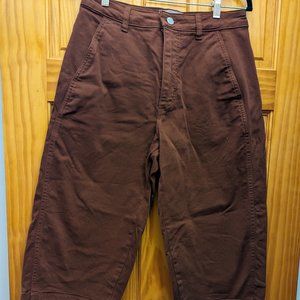 high waisted barrel pant